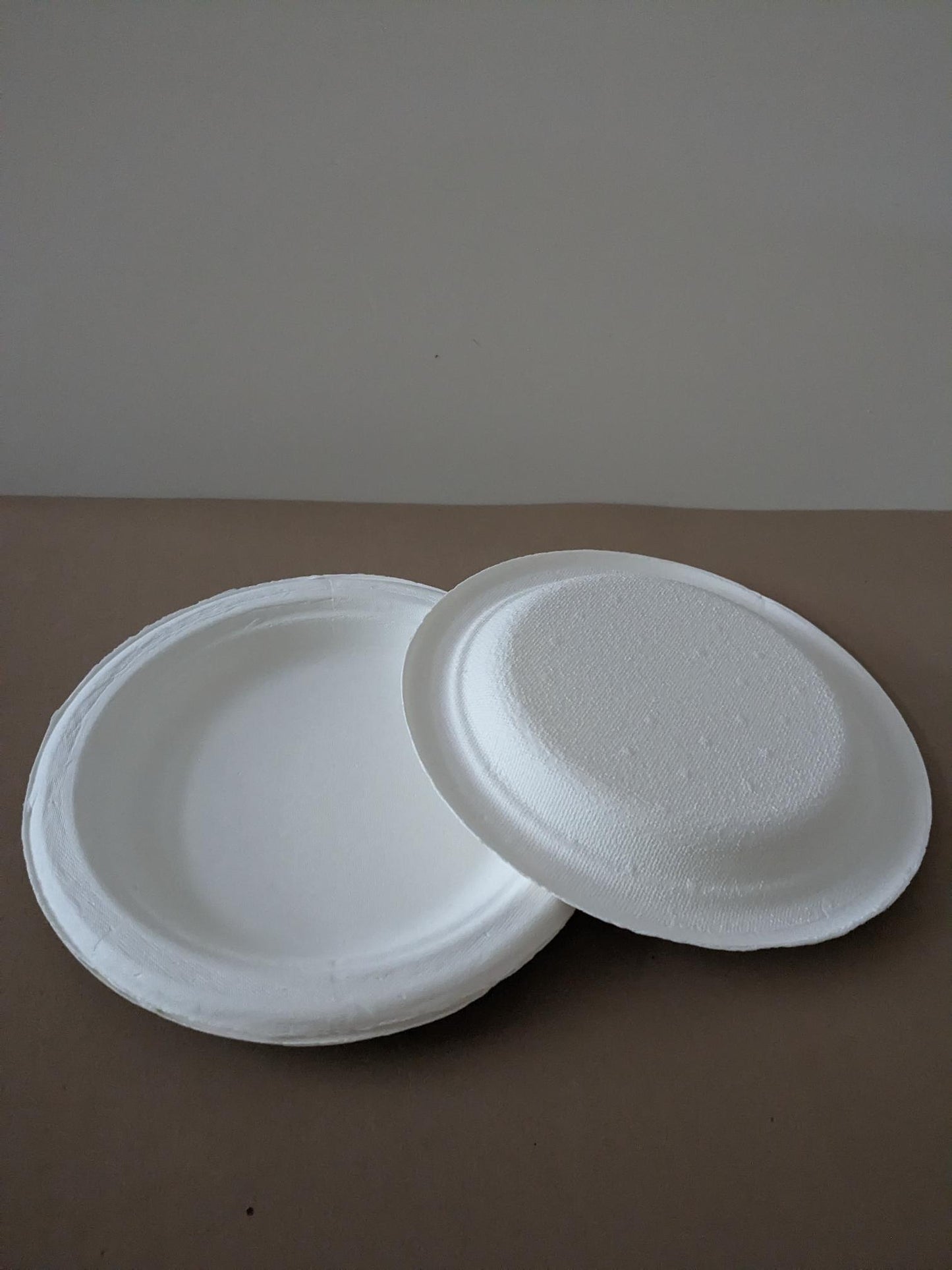 9" Biodegradable round Plate 1- Compartment 500/Case