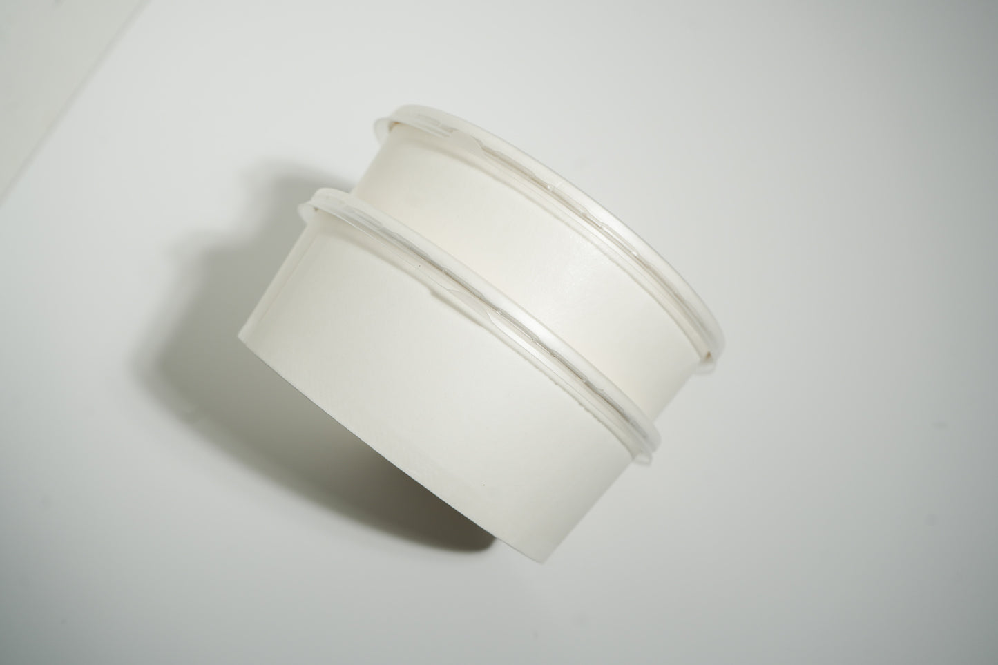 White Paper Bowl + Lid (SET)