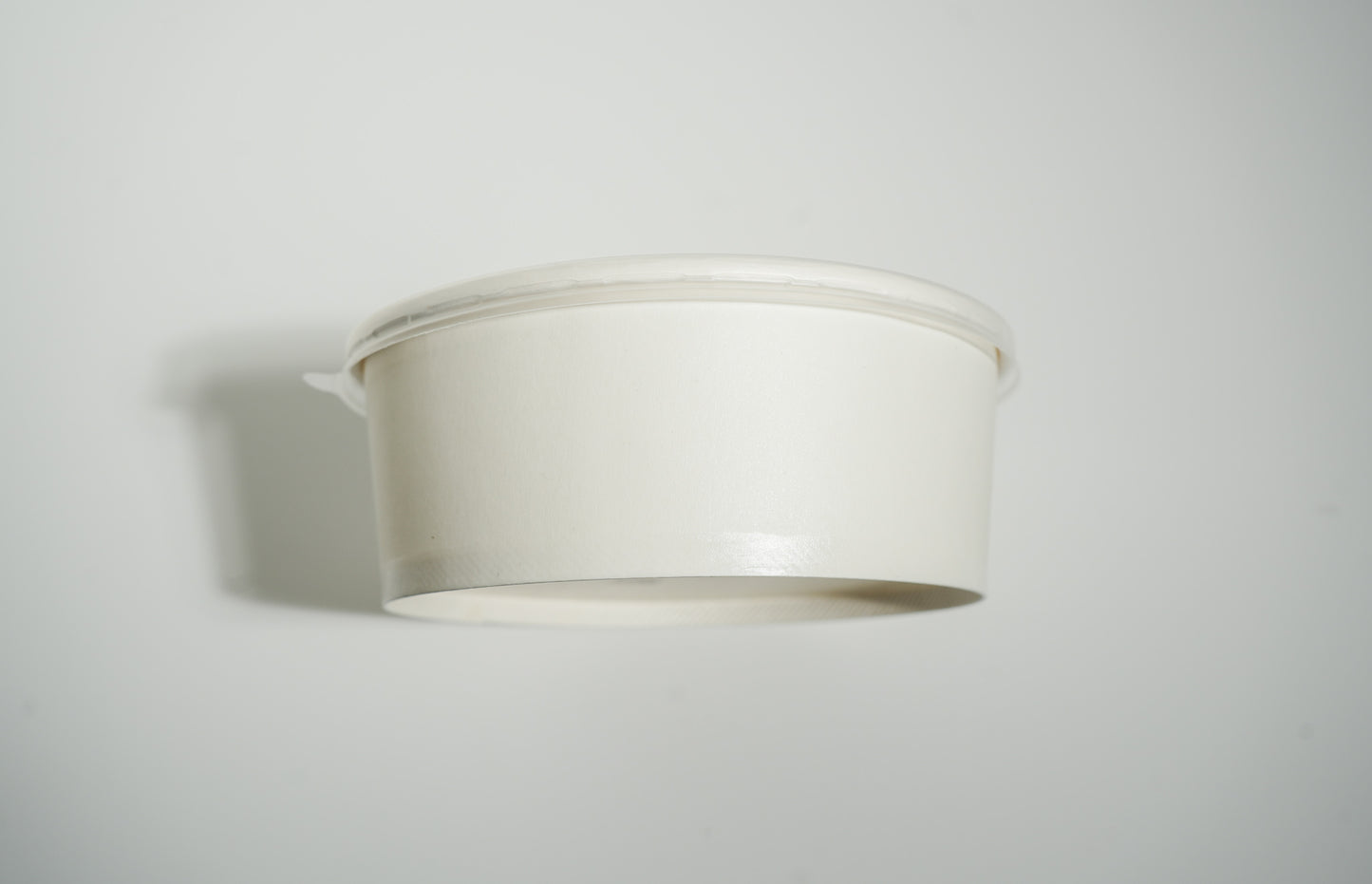 White Paper Bowl + Lid (SET)