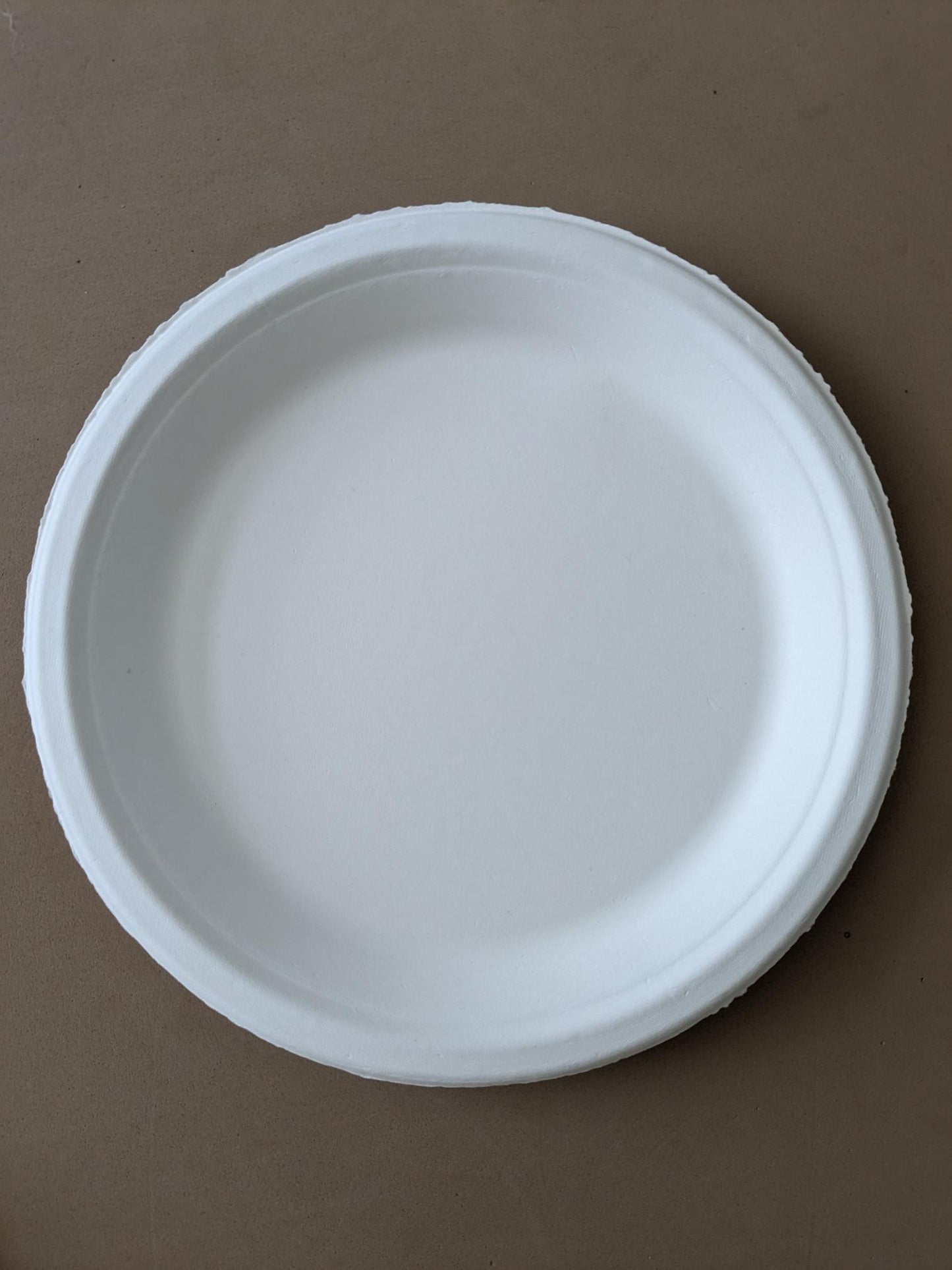 9" Biodegradable round Plate 1- Compartment 500/Case